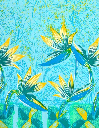 Alfred Shaheen - Bird of Paradise Border