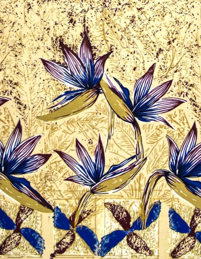 Alfred Shaheen - Bird of Paradise Border
