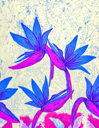 Alfred Shaheen - Bird of Paradise Border