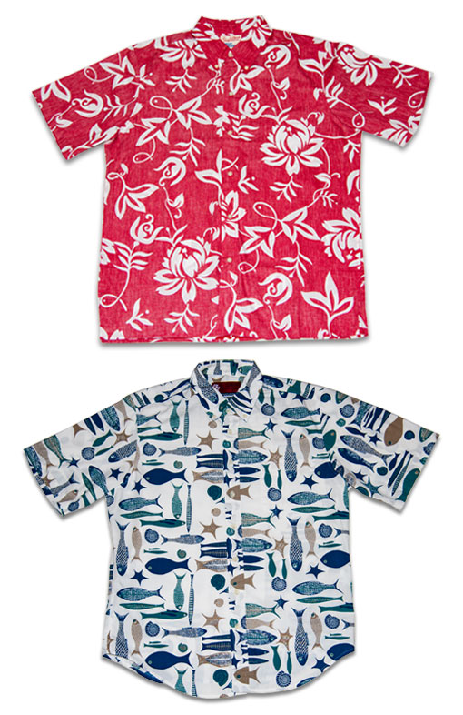 Alfred Shaheen - Pua Lani (Classic) Pareau Hawaiian Shirt