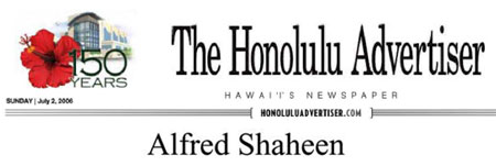 Alfred Shaheen - The Honolulu Advertiser